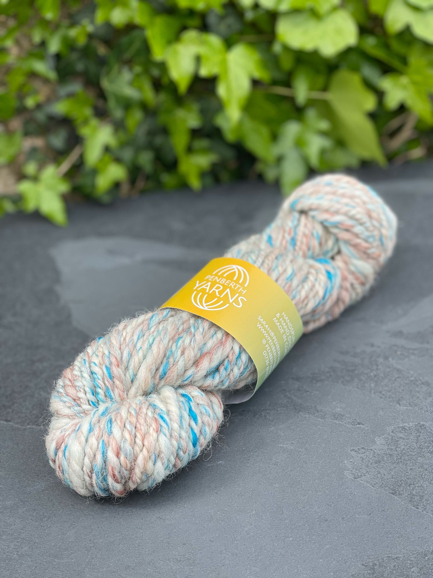 Handspun Devon Closewool, Romney and Exmoor Blueface