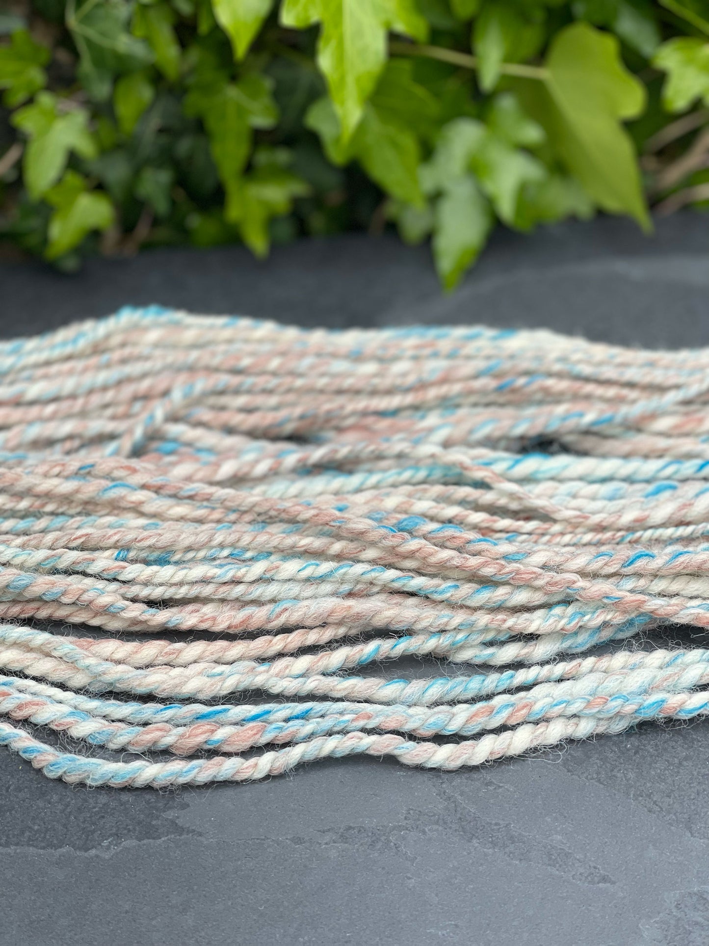 Handspun Devon Closewool, Romney and Exmoor Blueface