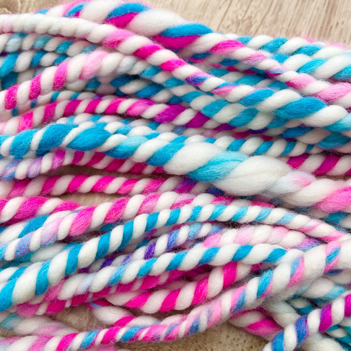 Handspun yarns by Penberth Yarns, Cornwall