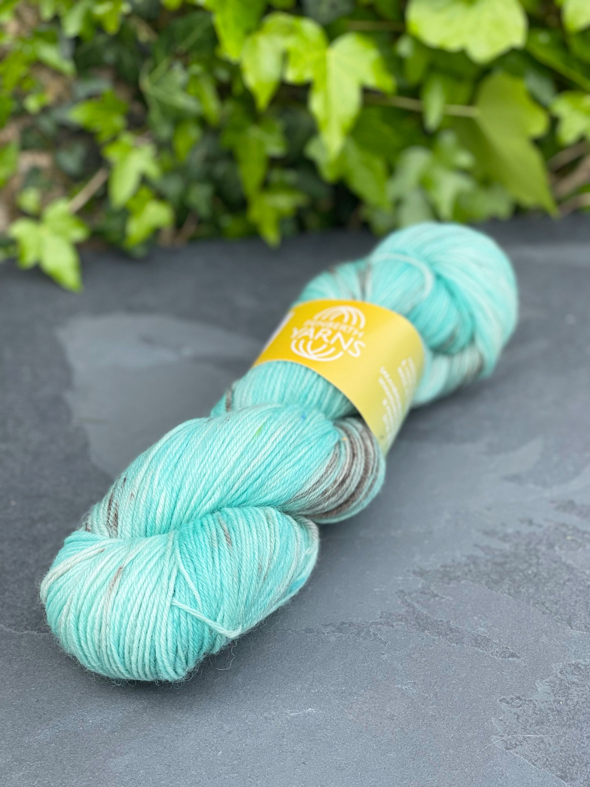 Hand dyed yarns by Penberth Yarns, Cornwall