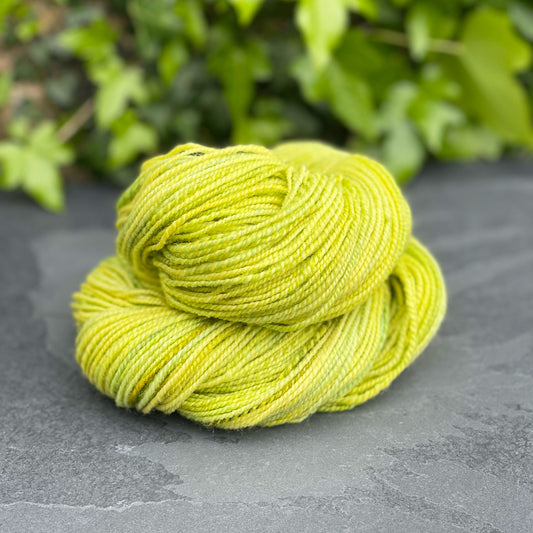 Spring Greens, Corriedale Hand Spun Yarn