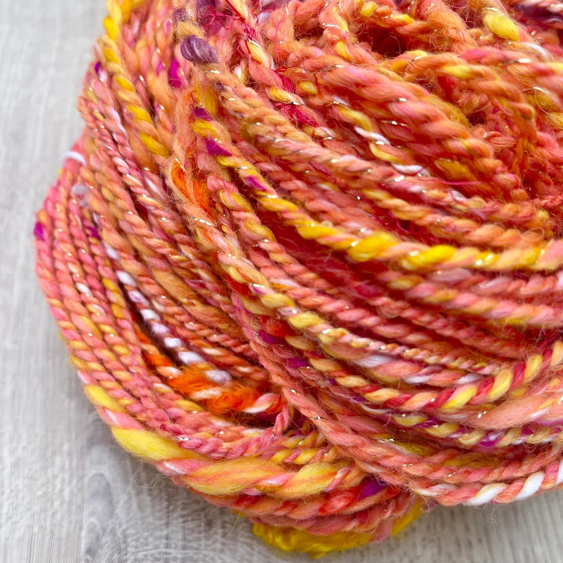Handspun art yarns by Penberth Yarns