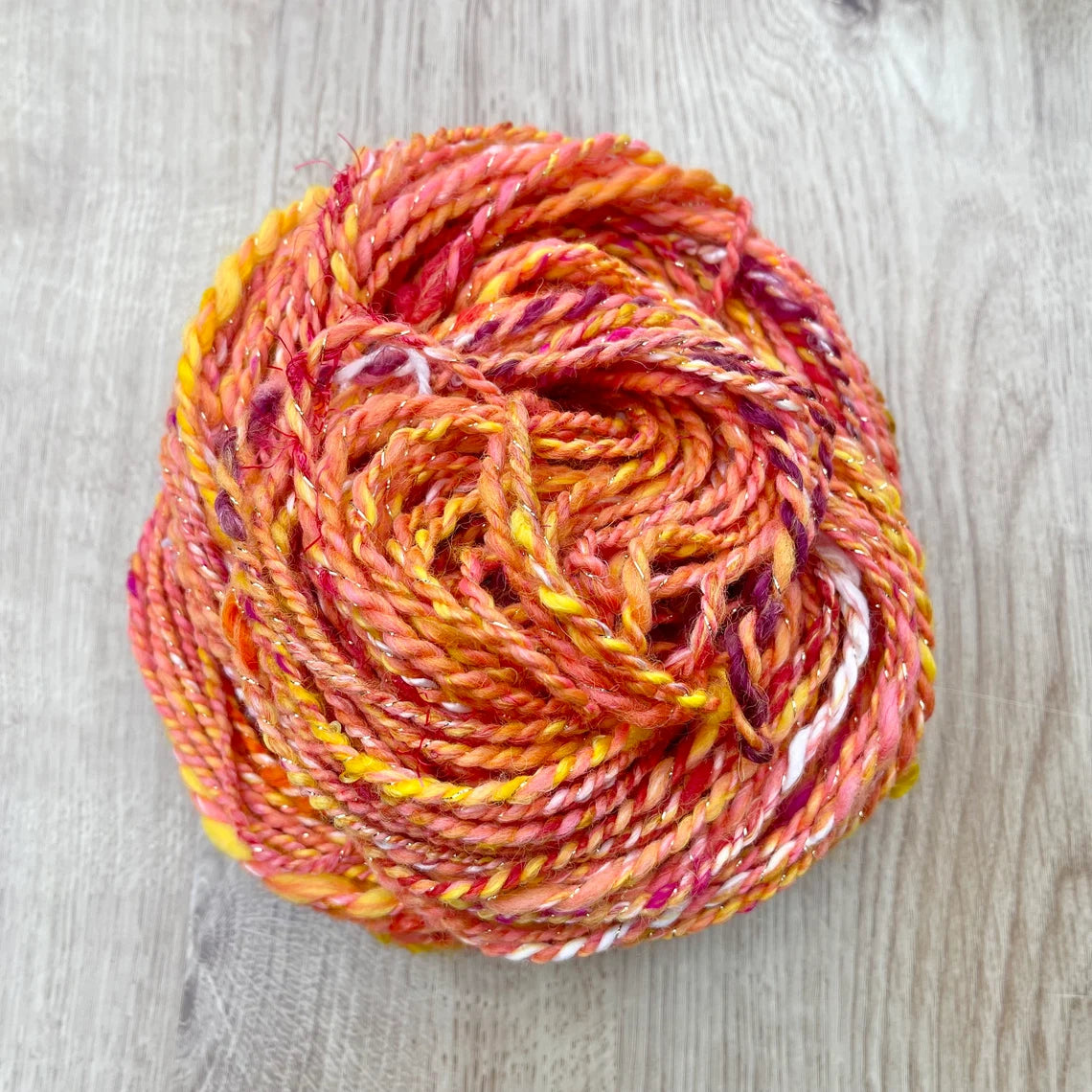 Handspun art yarns by Penberth Yarns