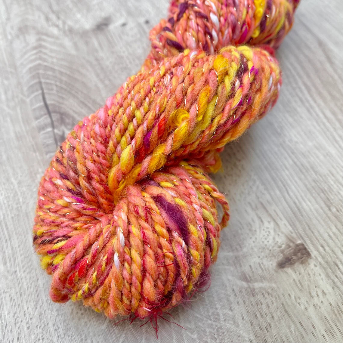 Handspun art yarns by Penberth Yarns