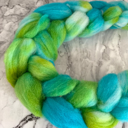 Sea Kelp, Whiteface Woodland Spinning Fibre, 100g