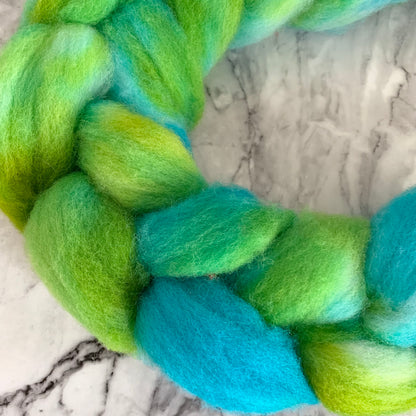 Sea Kelp, Whiteface Woodland Spinning Fibre, 100g