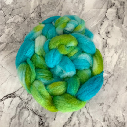 Sea Kelp, Whiteface Woodland Spinning Fibre, 100g
