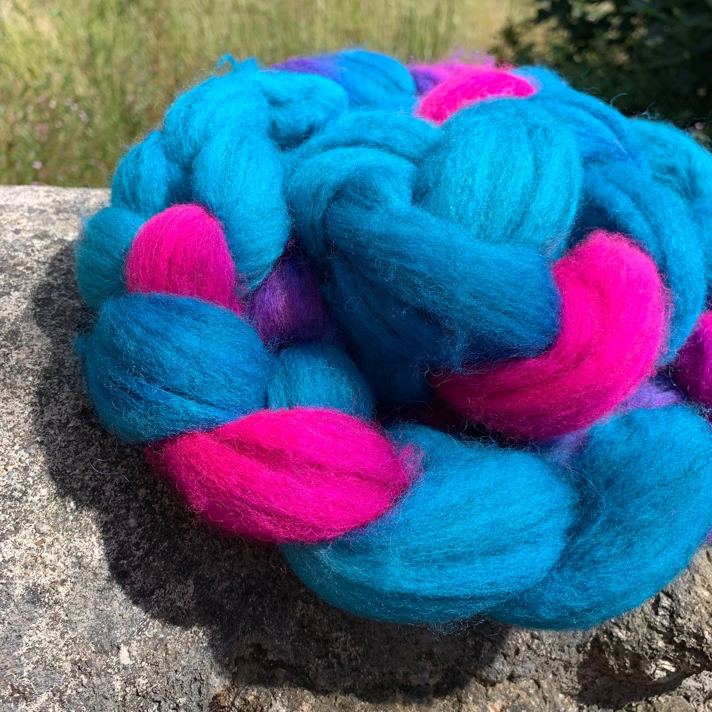 Exmoor Sock Hand Dyed Wool Tops 100g