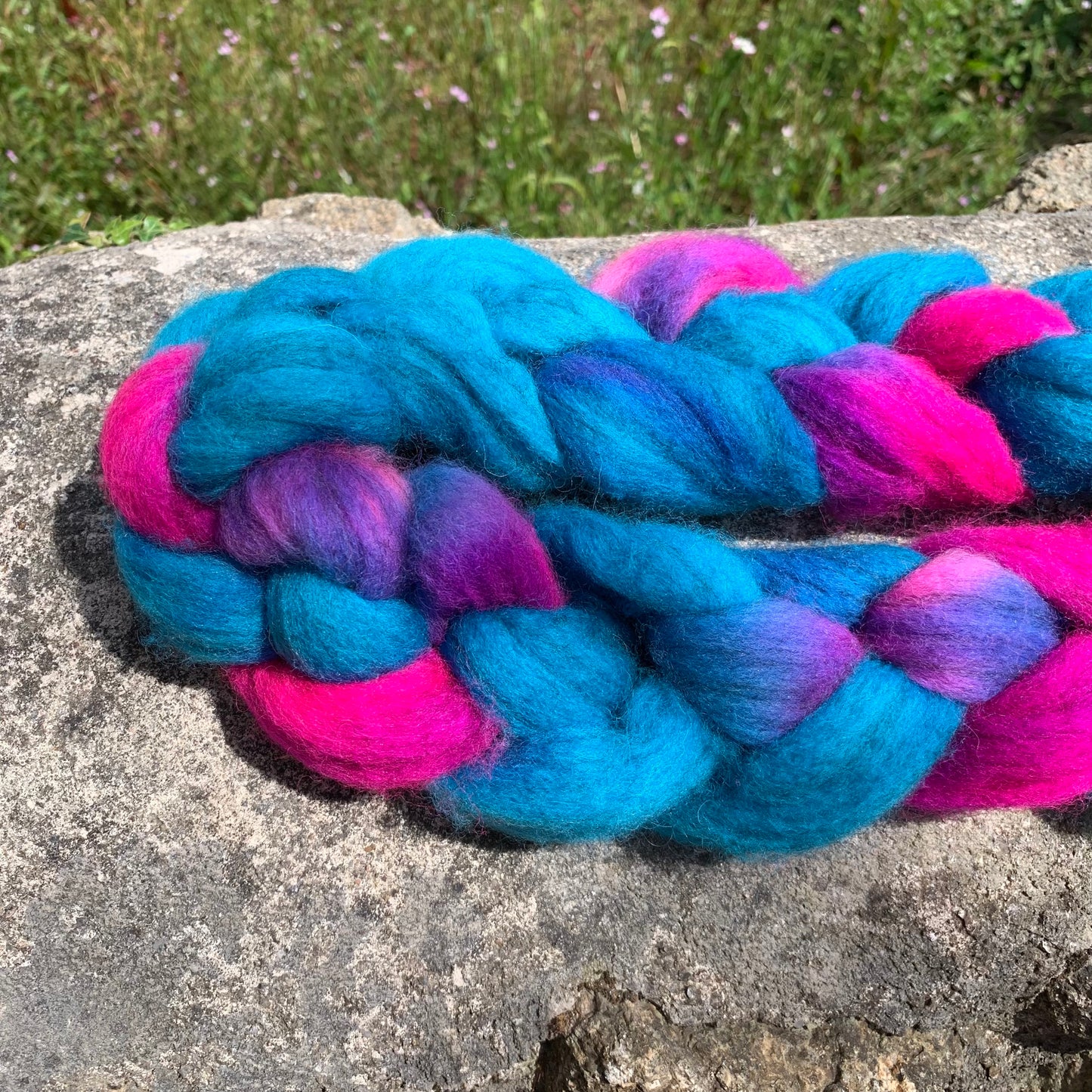 Exmoor Sock Hand Dyed Wool Tops 100g