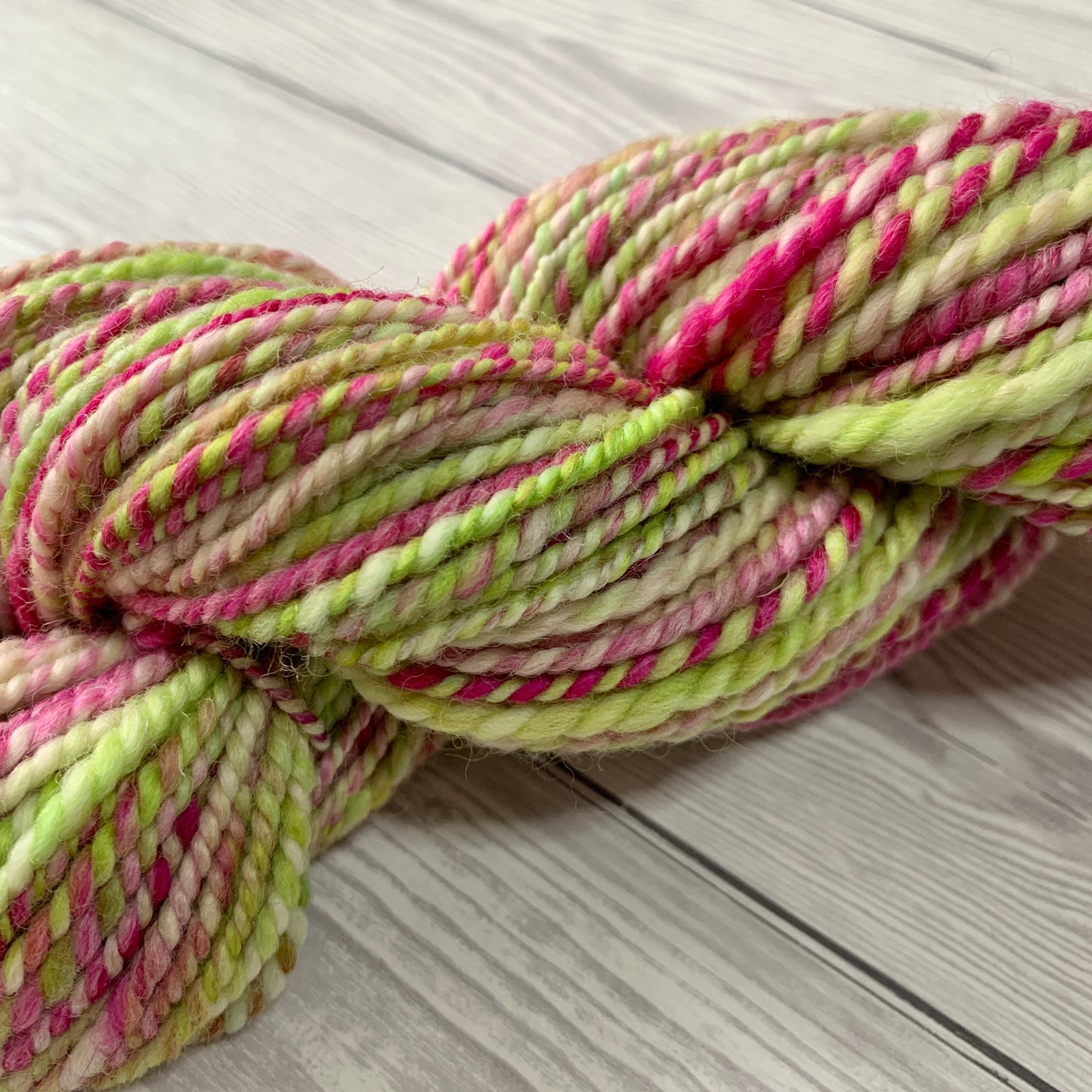 Rosy Apples, Bluefaced Leicester Hand Spun Yarn