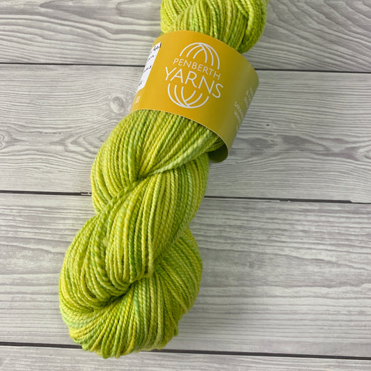 Spring Greens, Corriedale Hand Spun Yarn