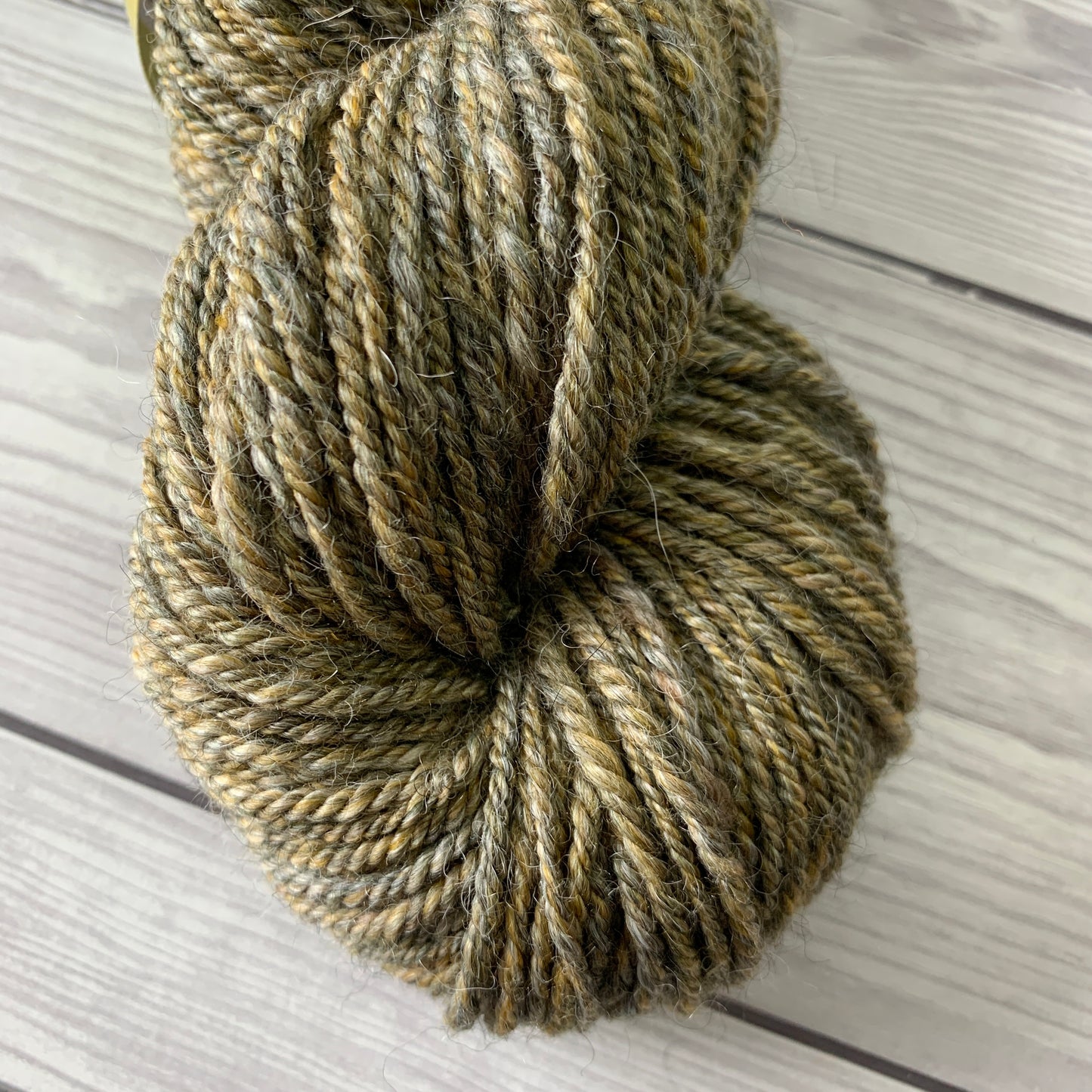 Kyanite, Alpaca, Merino and Silk Hand Spun Yarn