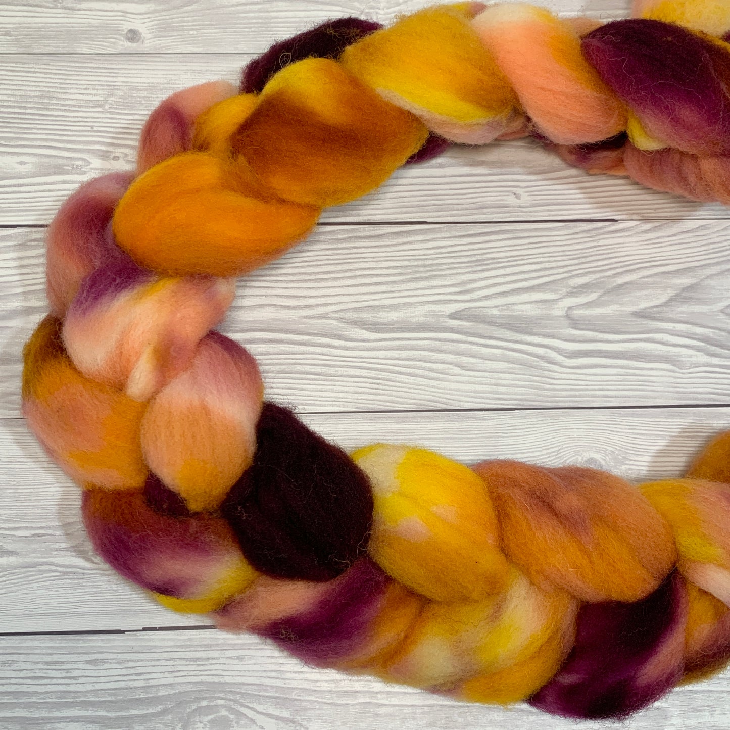 Dorset Horn Hand Dyed Wool Tops Spinning Fibre 100g