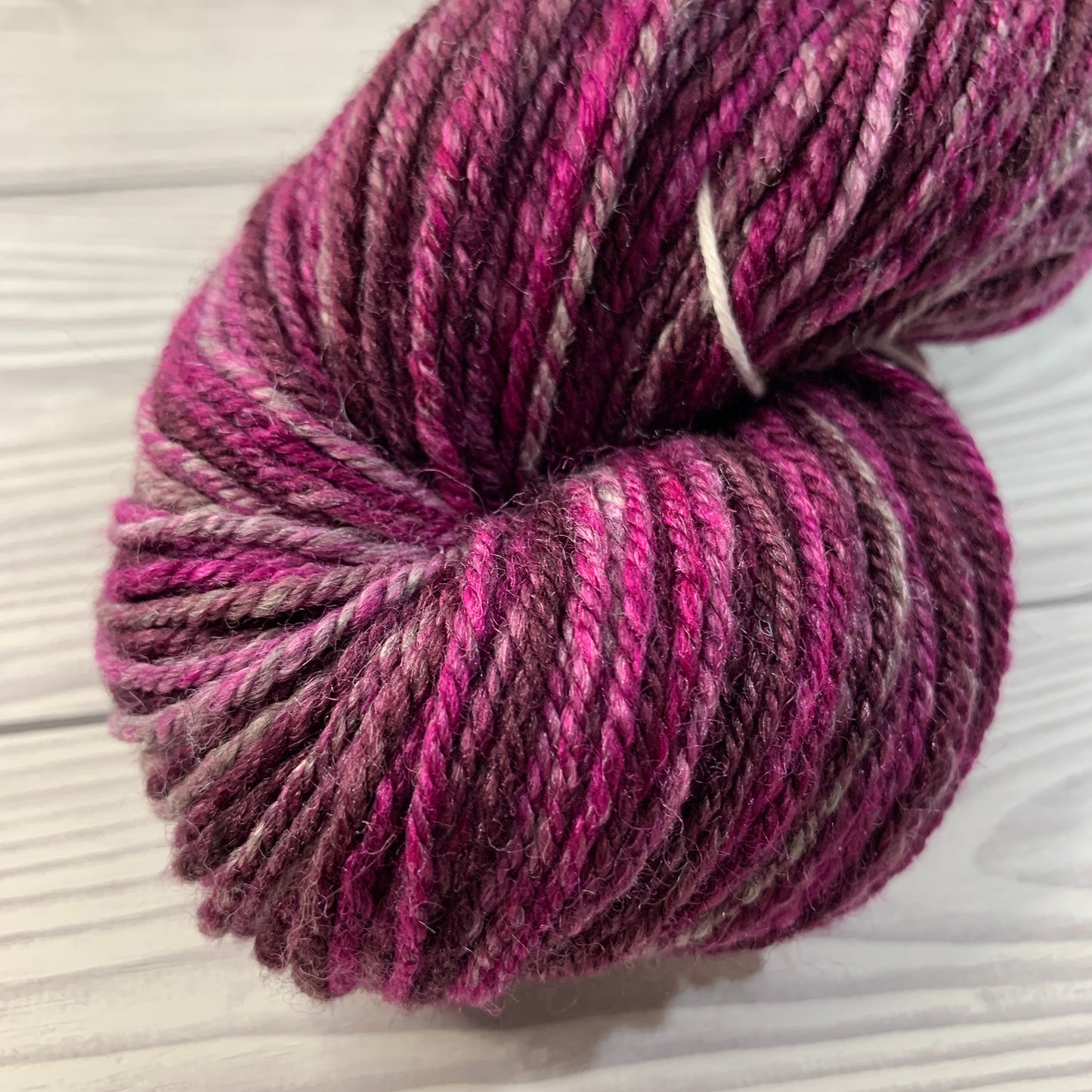 Wild Heather Handspun Merino and Silk Yarn