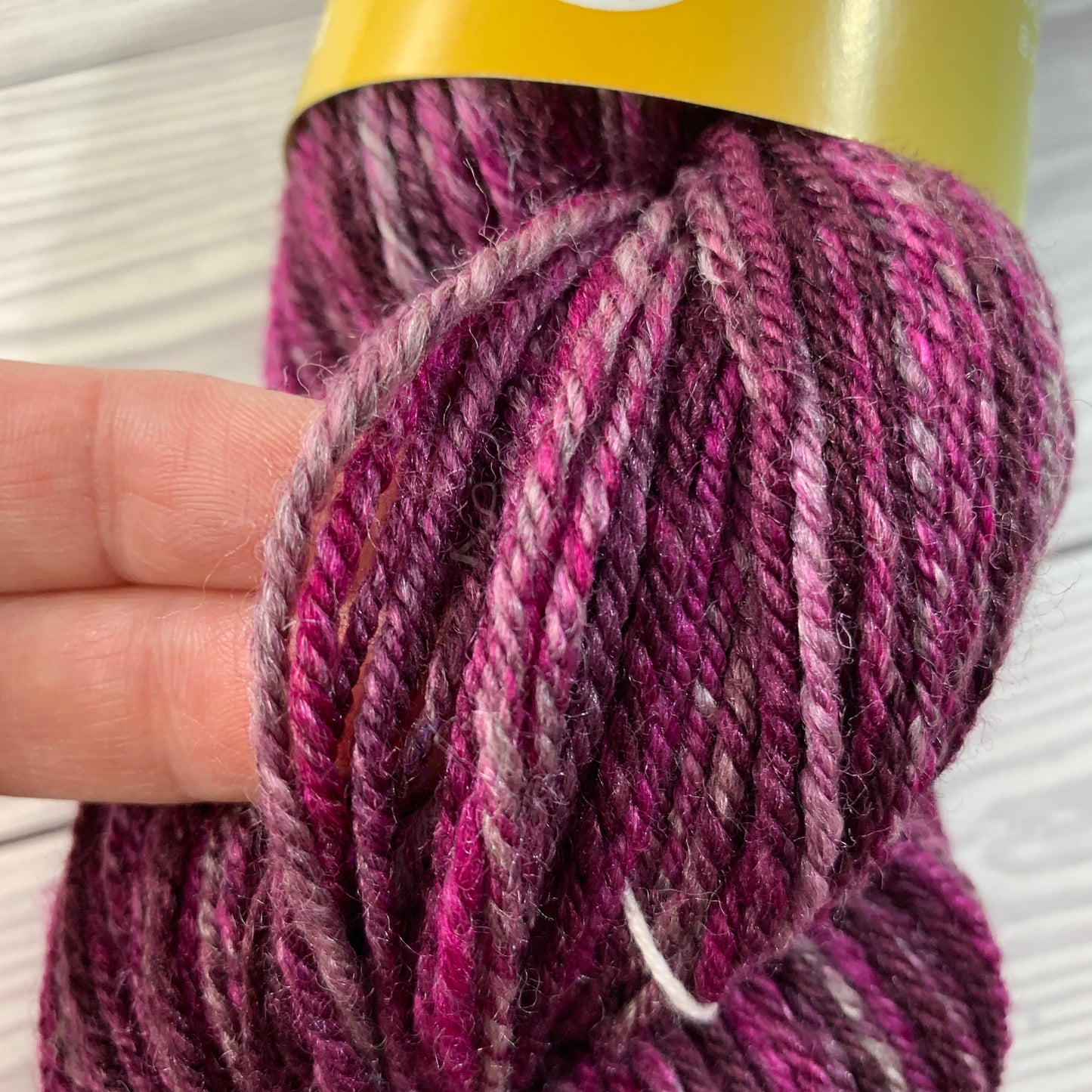 Wild Heather Handspun Merino and Silk Yarn