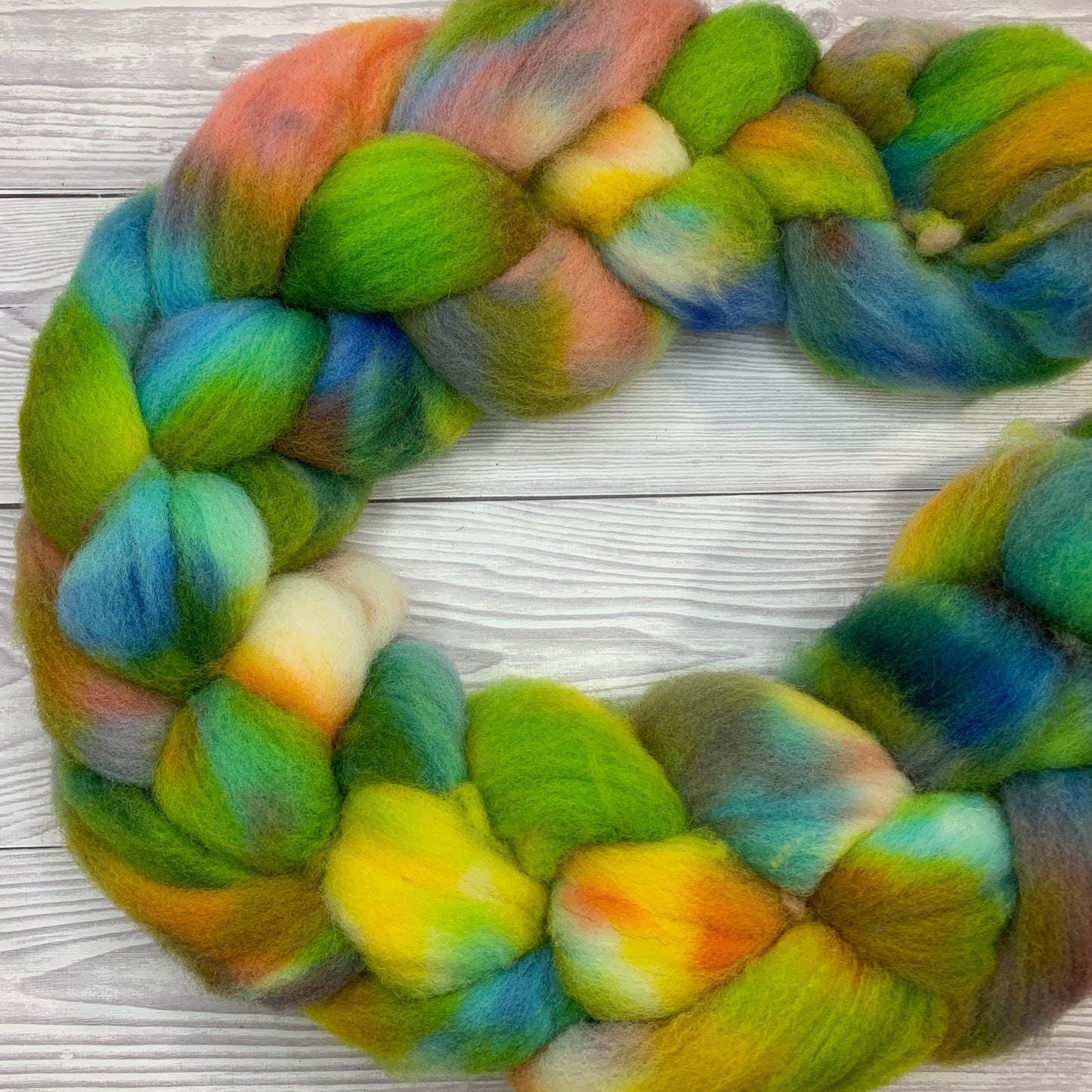 Dorset Horn Hand Dyed Wool Tops Spinning Fibre 100g