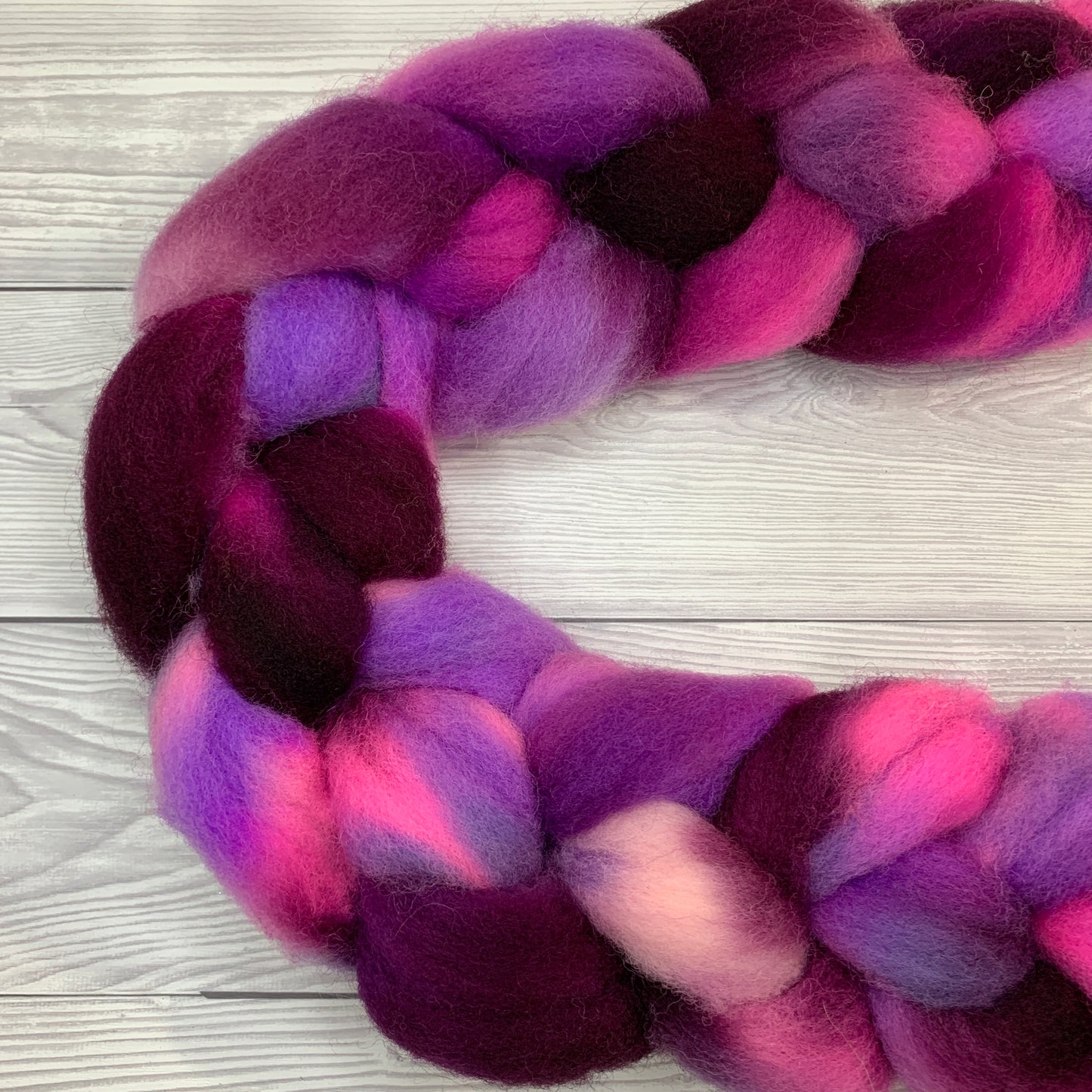 Cheviot Hand Dyed Wool Tops Spinning Fibre 100g