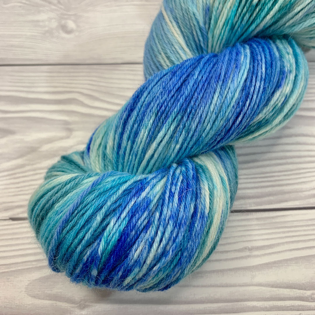 Hand Dyed Merino, Baby Alpaca and Nylon 4 PLY