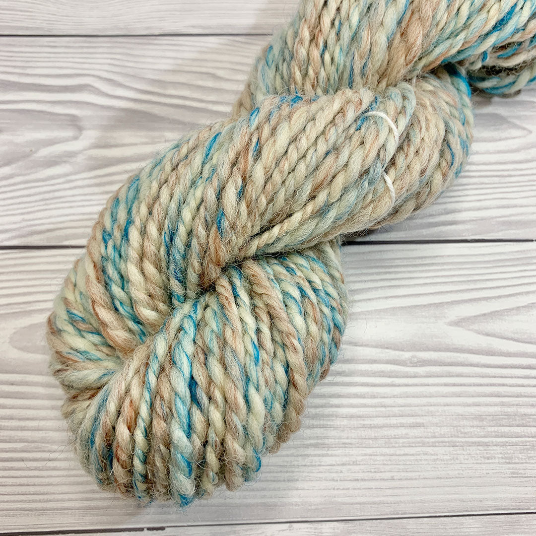 Handspun Devon Closewool, Romney and Exmoor Blueface