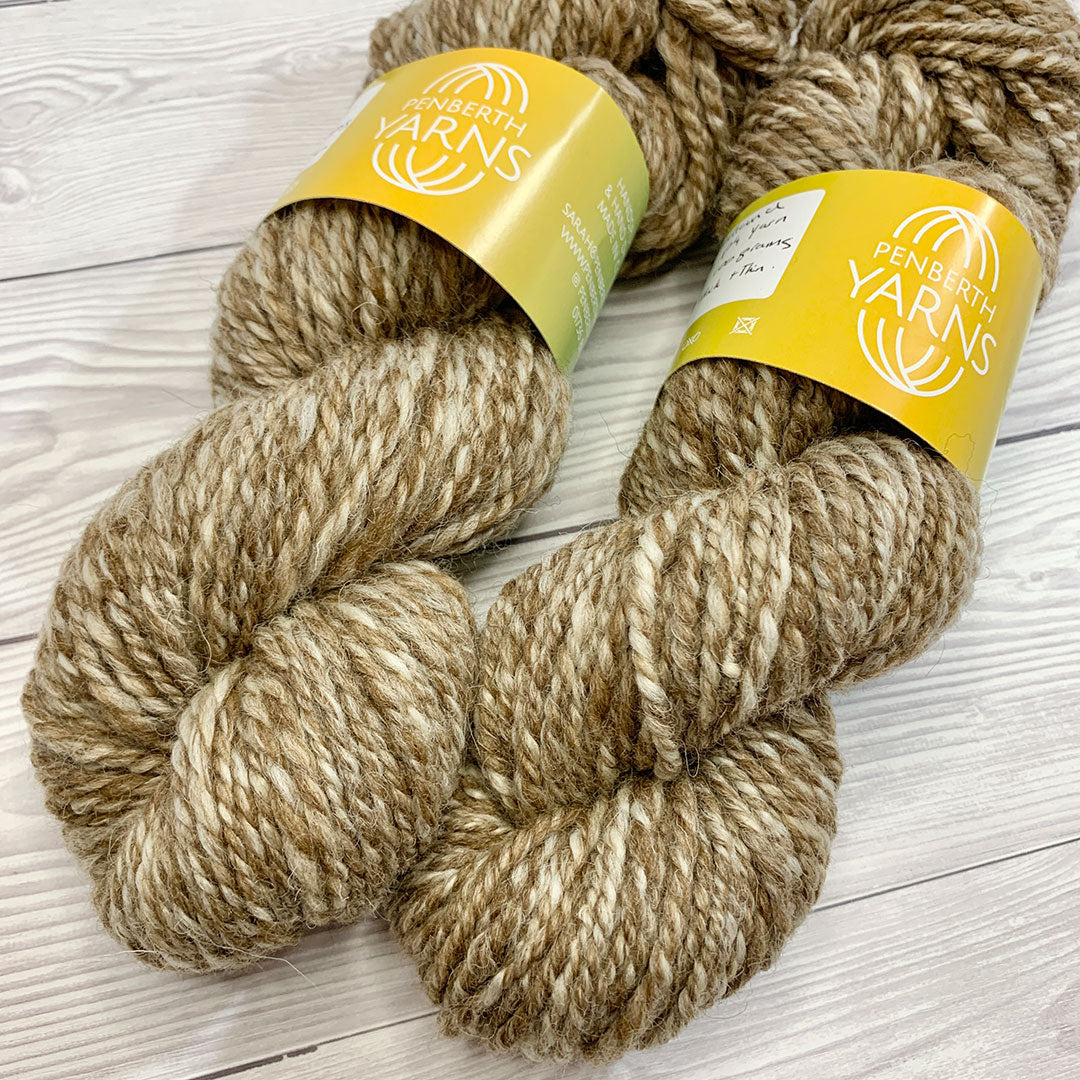 Handspun Shetland Humbug Yarn