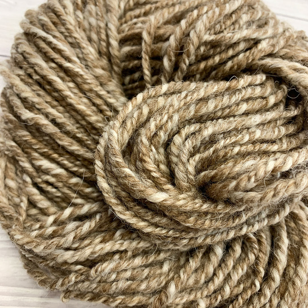 Handspun Shetland Humbug Yarn