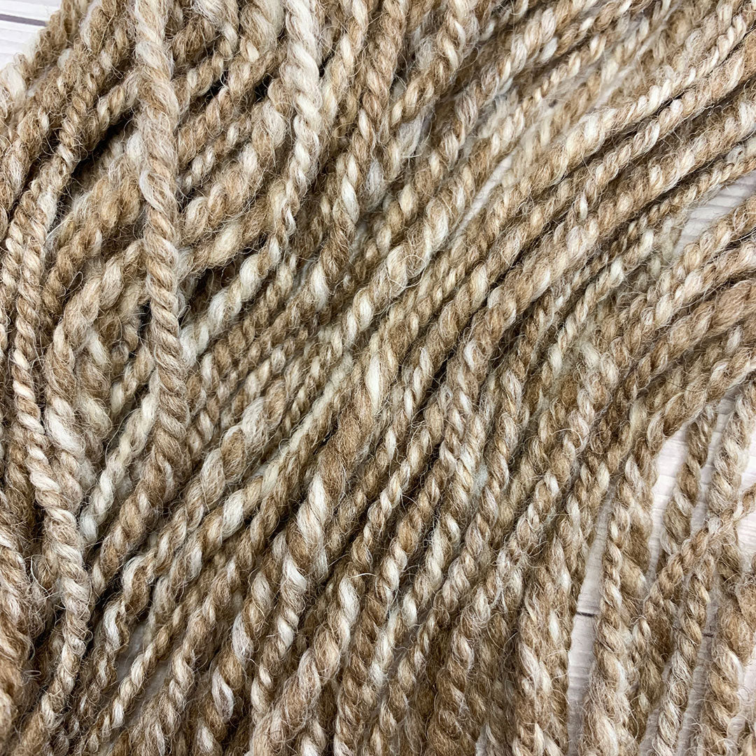 Handspun Shetland Humbug Yarn